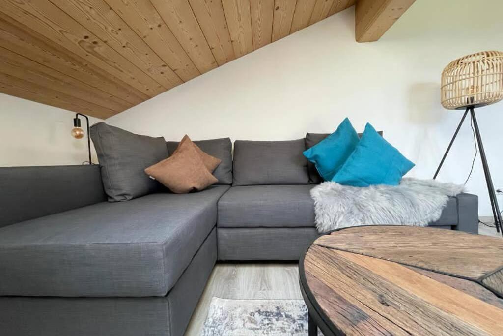 [Kontaktlos] Penthouse mit Bergblick by stayFritz Bad Wiessee Exteriér fotografie