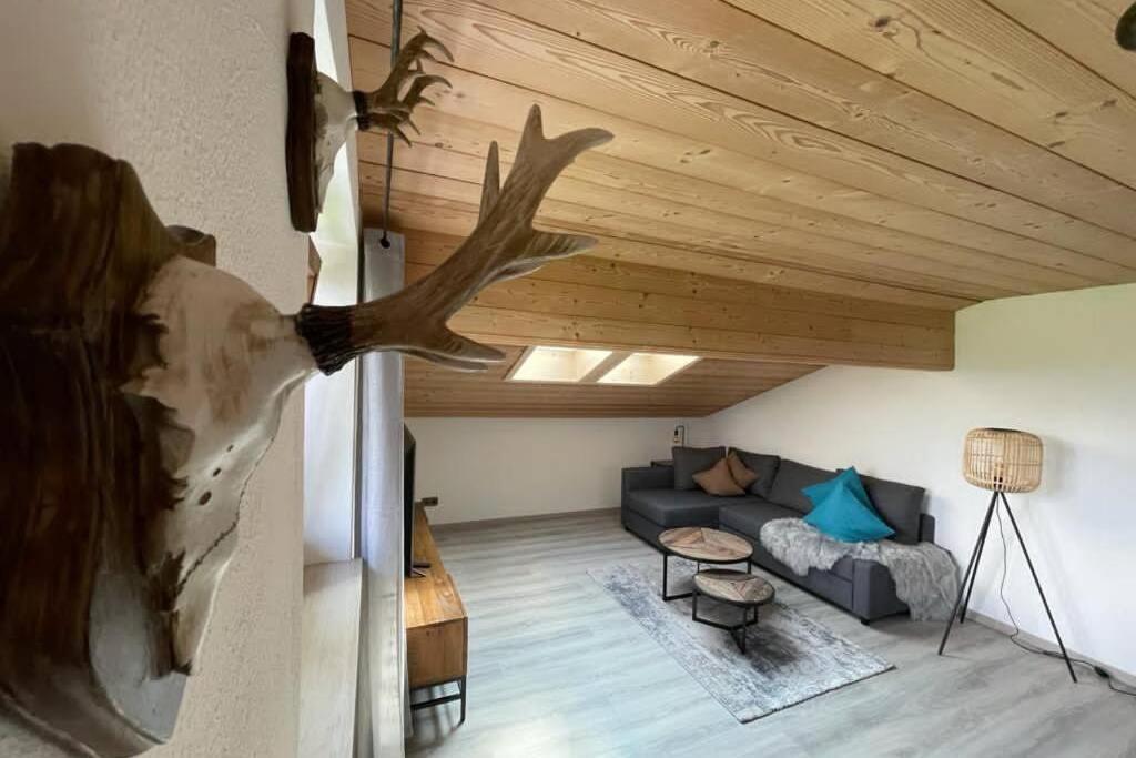 [Kontaktlos] Penthouse mit Bergblick by stayFritz Bad Wiessee Exteriér fotografie