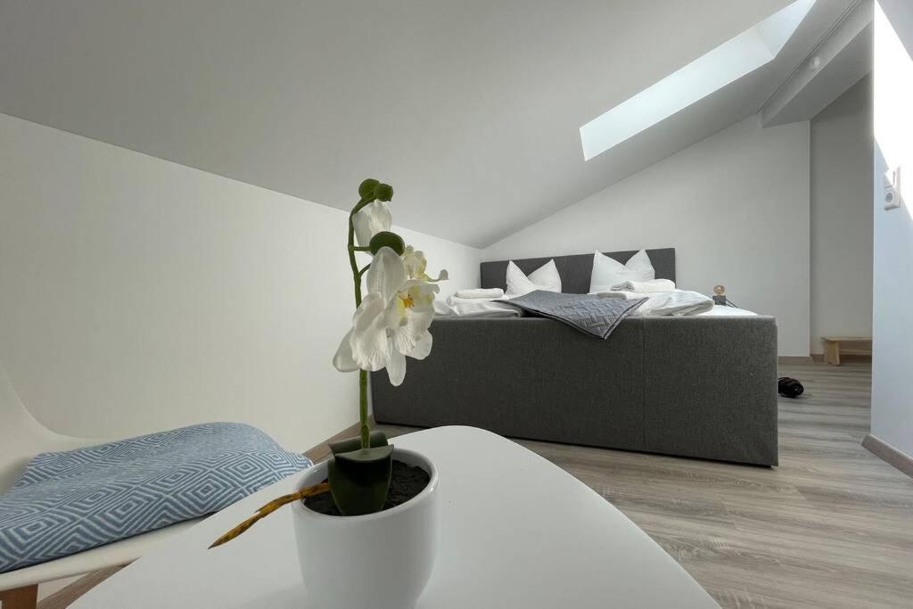 [Kontaktlos] Penthouse mit Bergblick by stayFritz Bad Wiessee Exteriér fotografie
